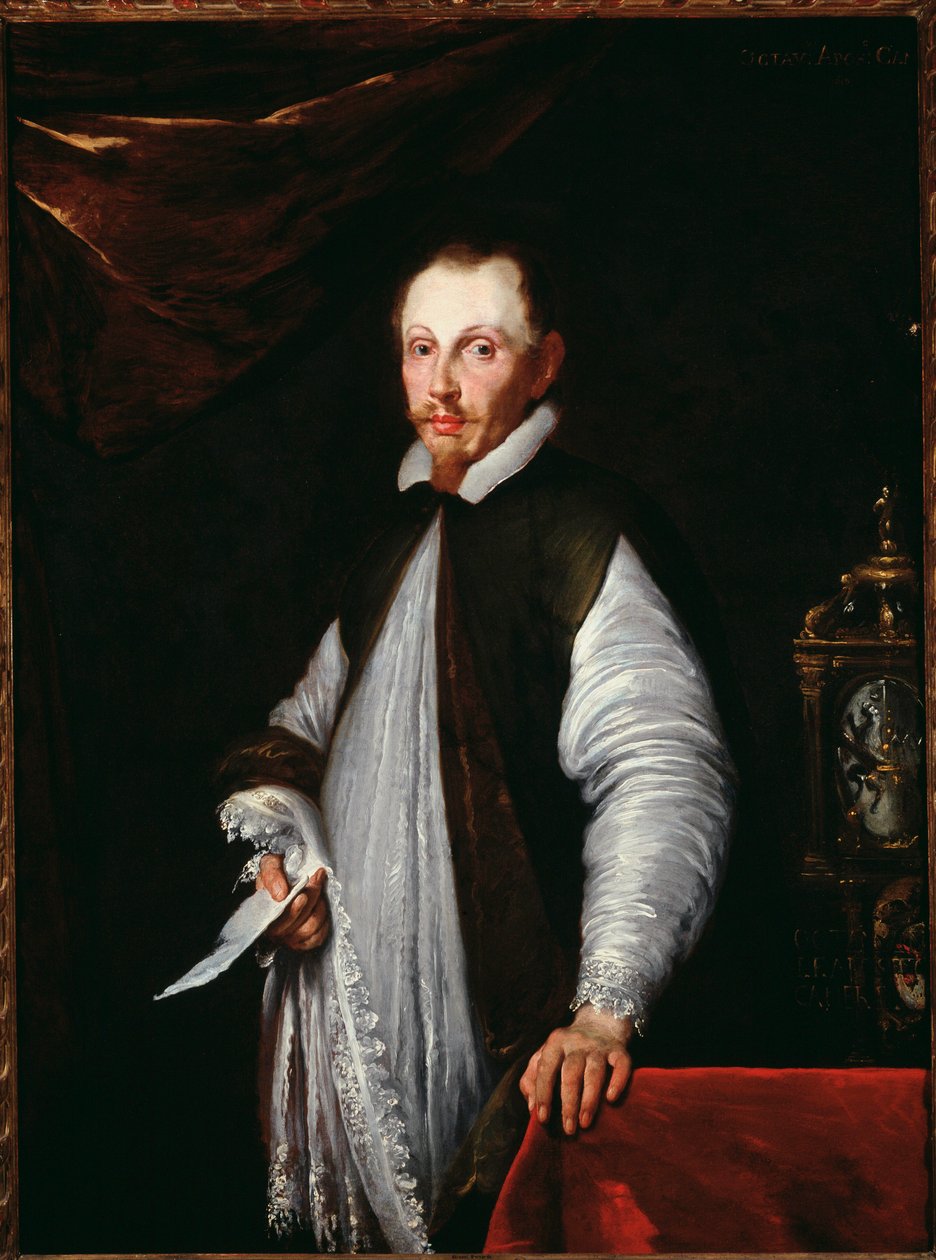Portrét kardinála Ottaviana Raggiho (olej na plátně od Bernardo Strozzi