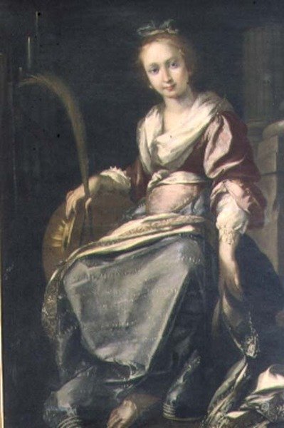 Svatý. Cecílie od Bernardo Strozzi