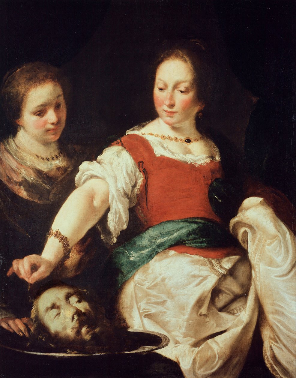 Strozzi, Bernardo (1581-1644) Salome Olej na plátně po roce 1630 Státní muzea, Berlín 124x94 od Bernardo Strozzi