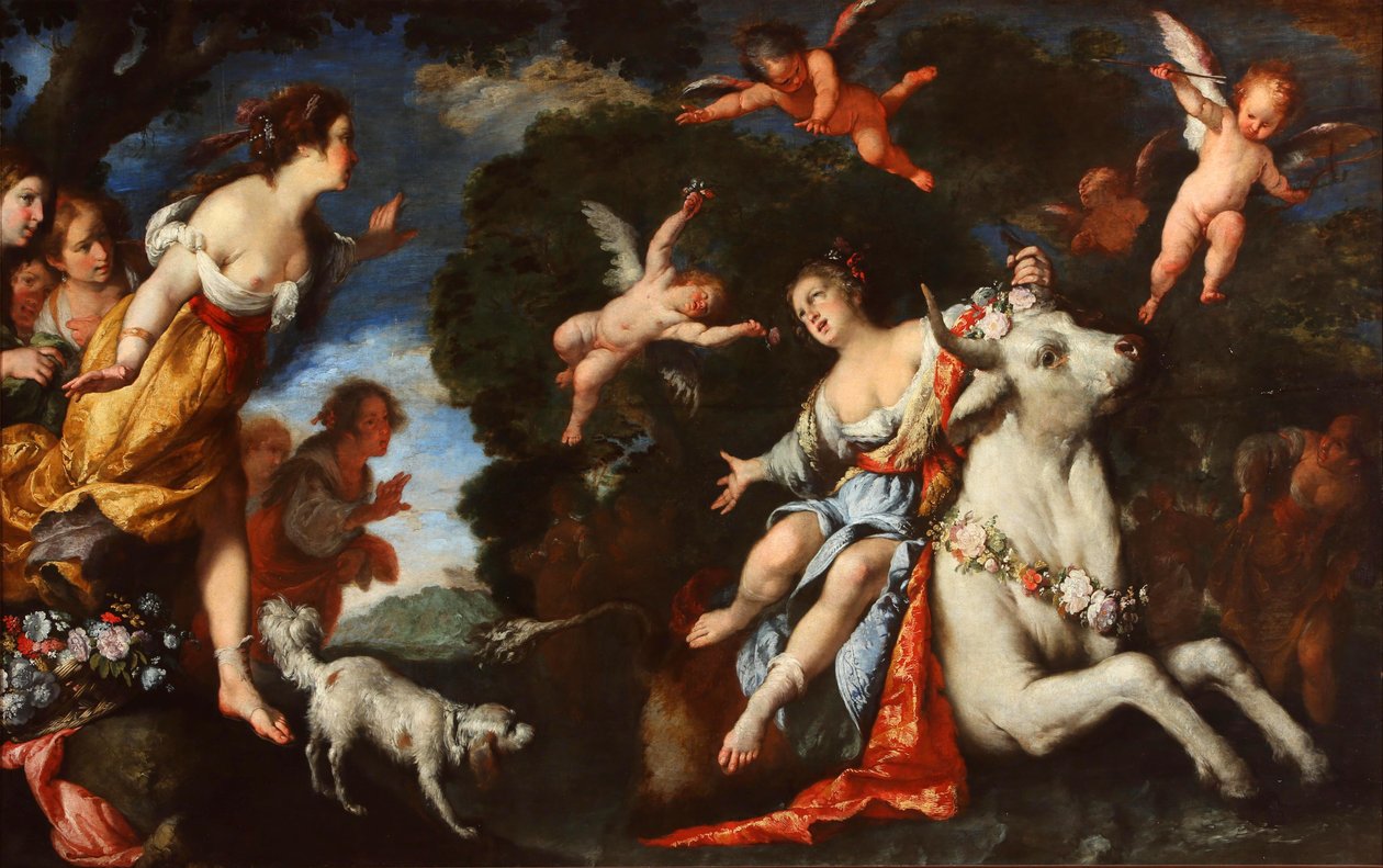 Únos Evropy od Bernardo Strozzi