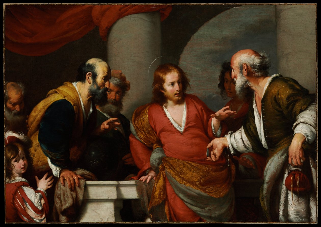 Peníz daně od Bernardo Strozzi