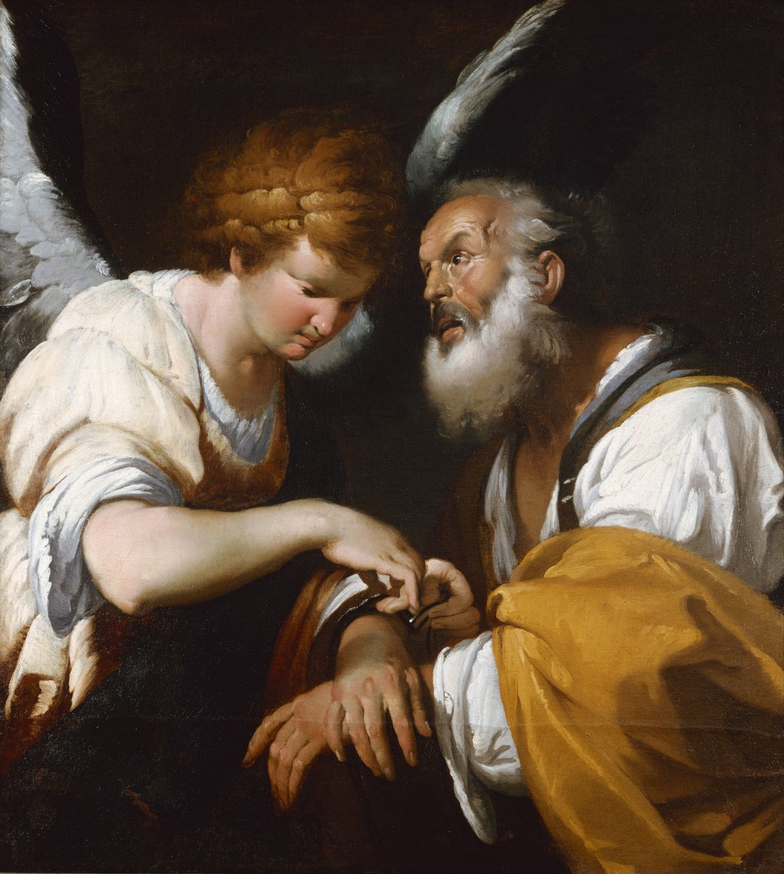 Osvobození svatého Petra od Bernardo Strozzi