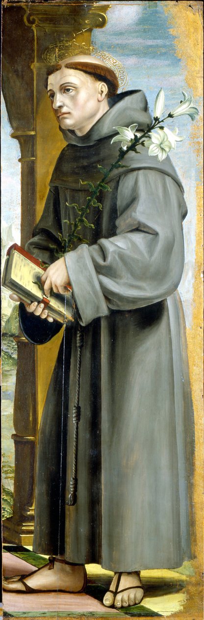 Svatý Antonín z Padovy od Bernardo Zenale