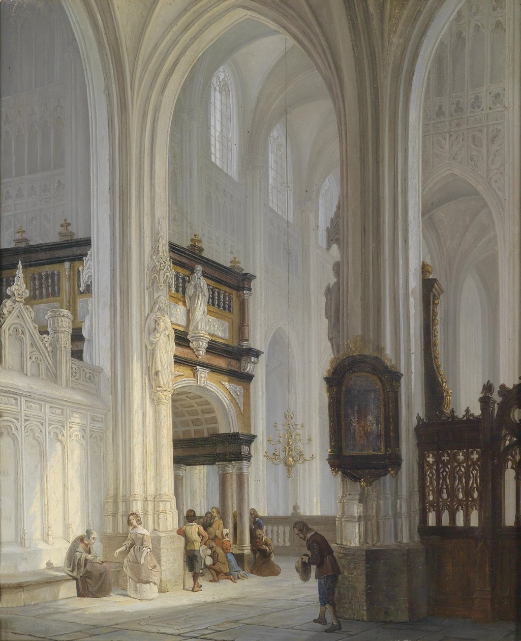 Interiér kostela od Bernardus van de Laar