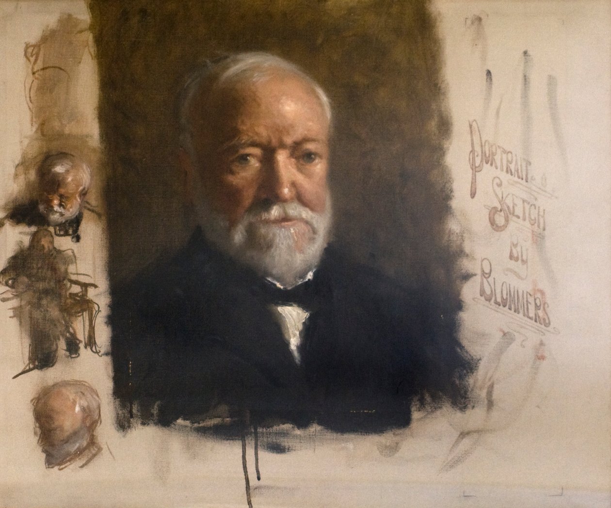 Andrew Carnegie (1835-1918), kolem 1912 (olej na plátně) od Bernardus Johannes Blommers or Bloomers