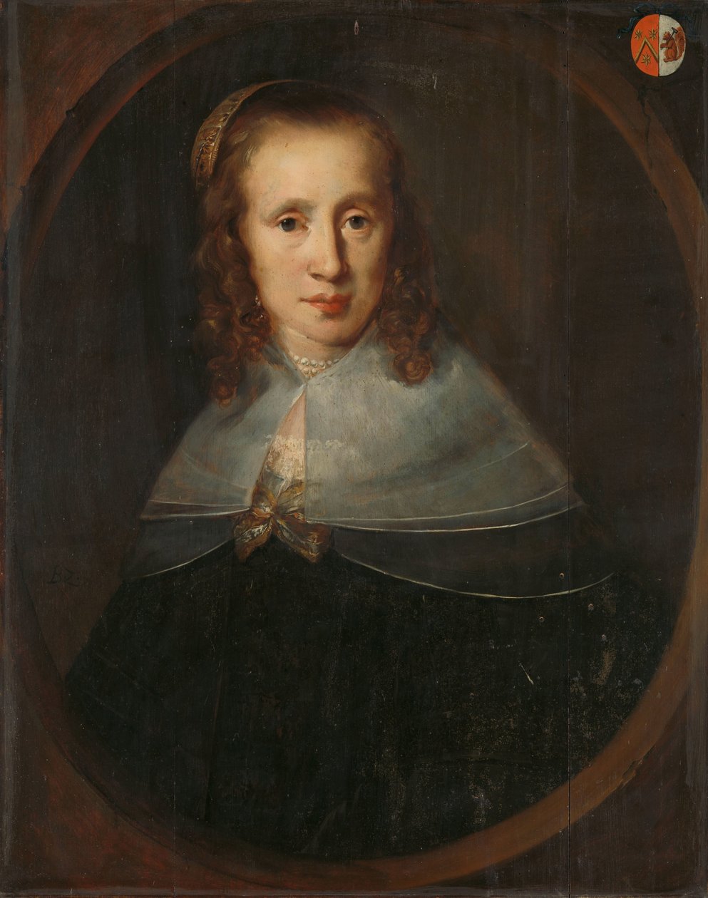 Portrét Digna de Maets. První manželka Françoise Leydeckera od Bernardus Swaerdecroon