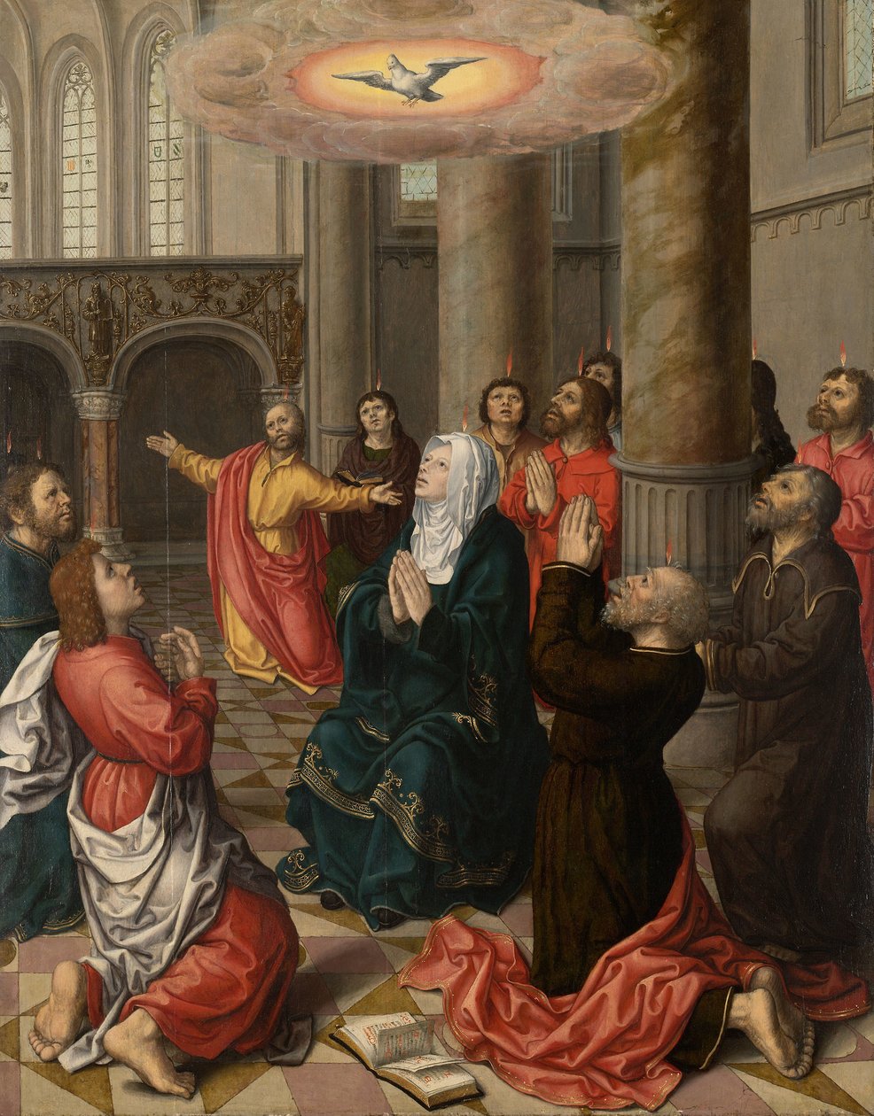 Letnice od Bernart van (follower of) Orley
