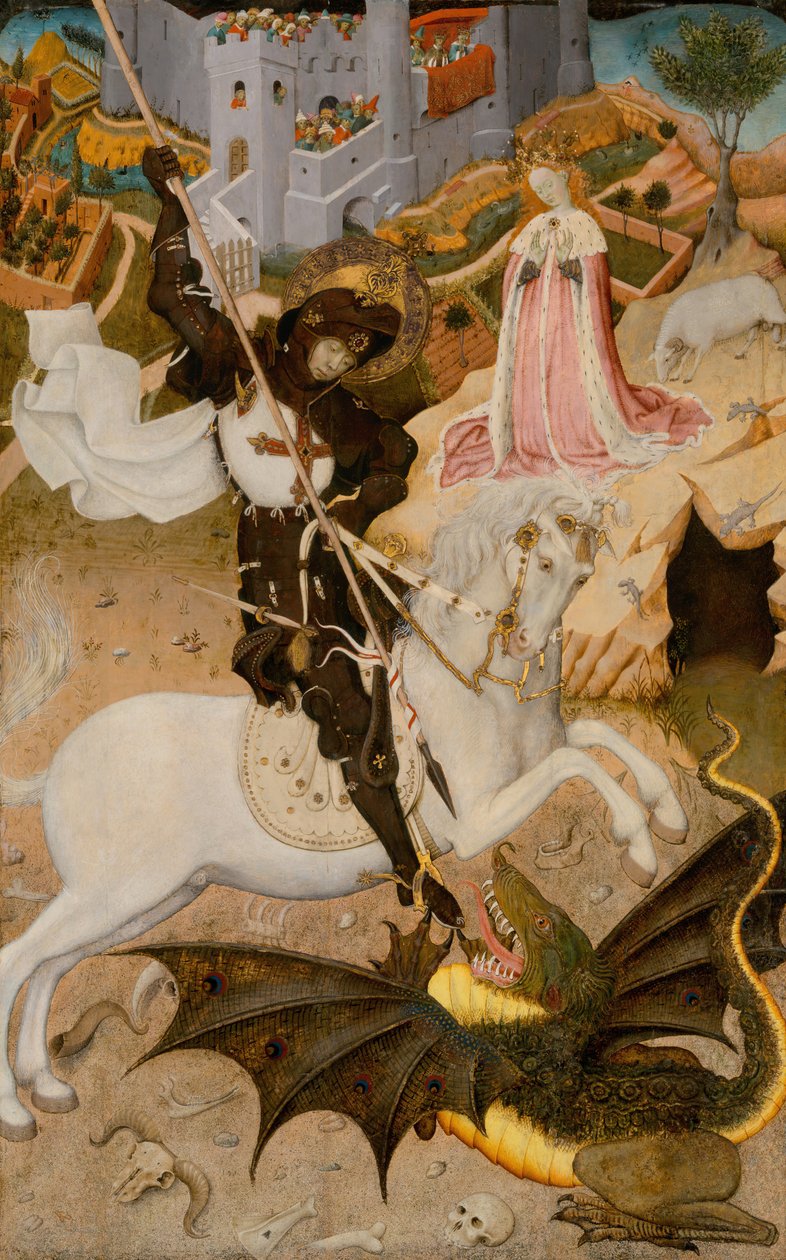 Svatý Jiří a drak, 143435. od Bernat Martorell