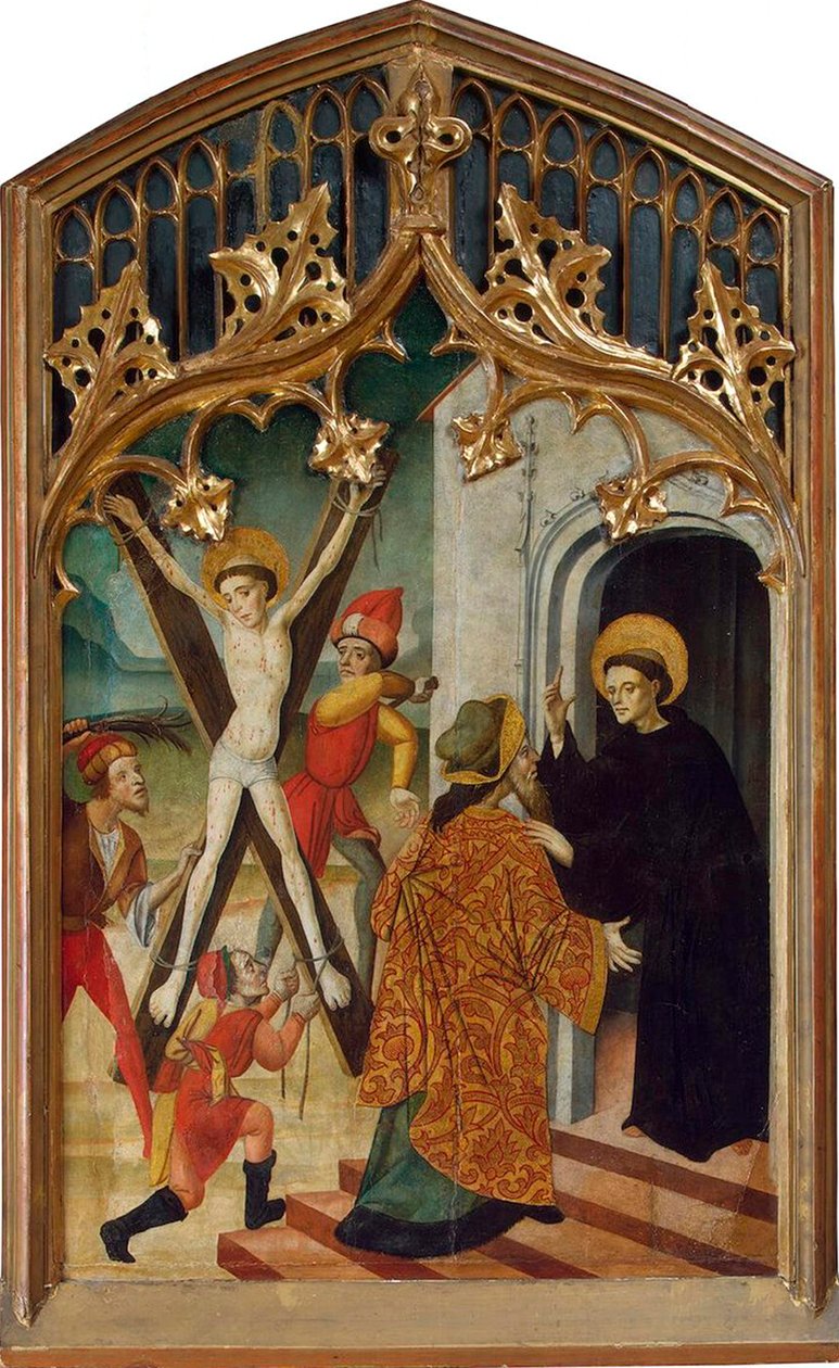 Svatý Vincent ze Zaragozy a svatý Vincent Ferrer, 30. léta 14. století. od Bernat Martorell the Elder