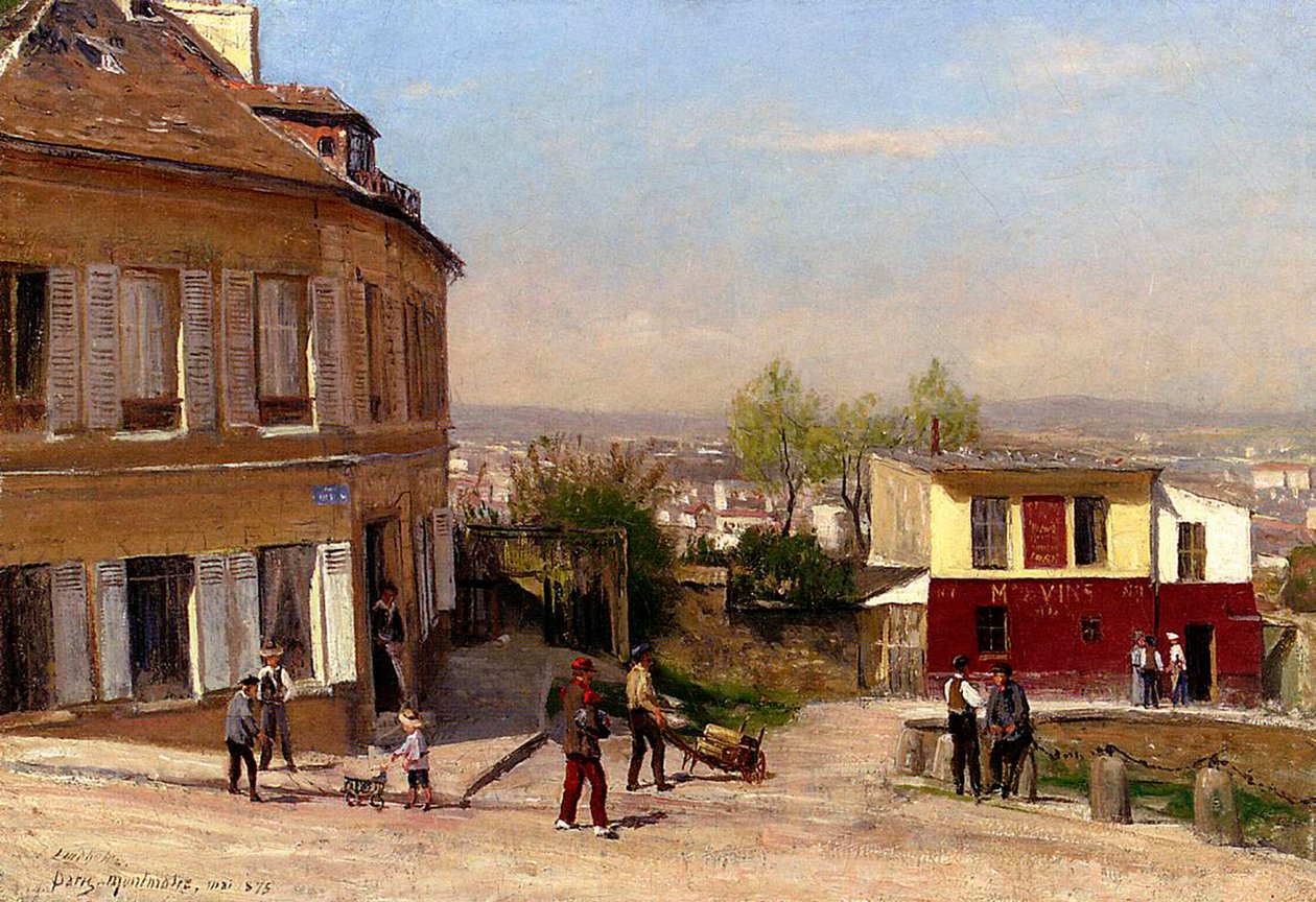 Montmartre, 1875 od Berndt Lindholm
