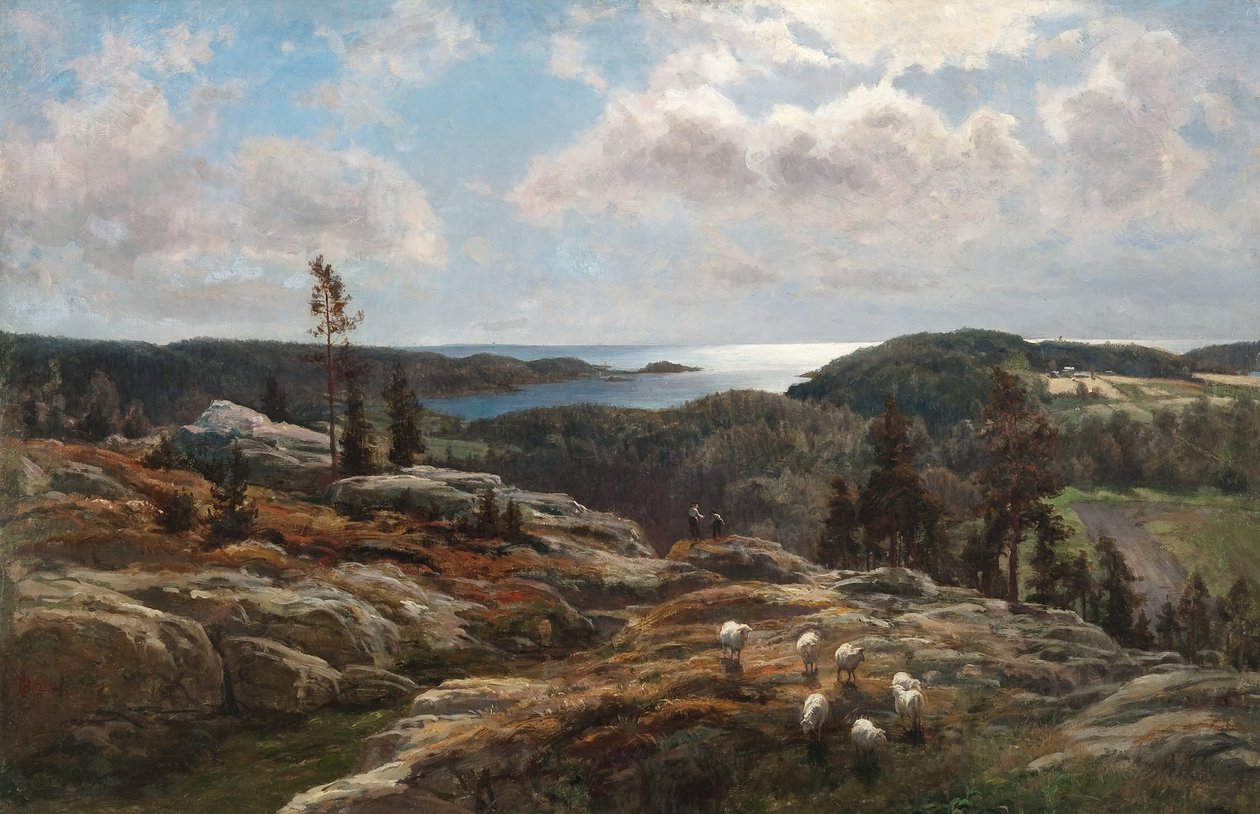 Pohled na Ladogu od Berndt Lindholm