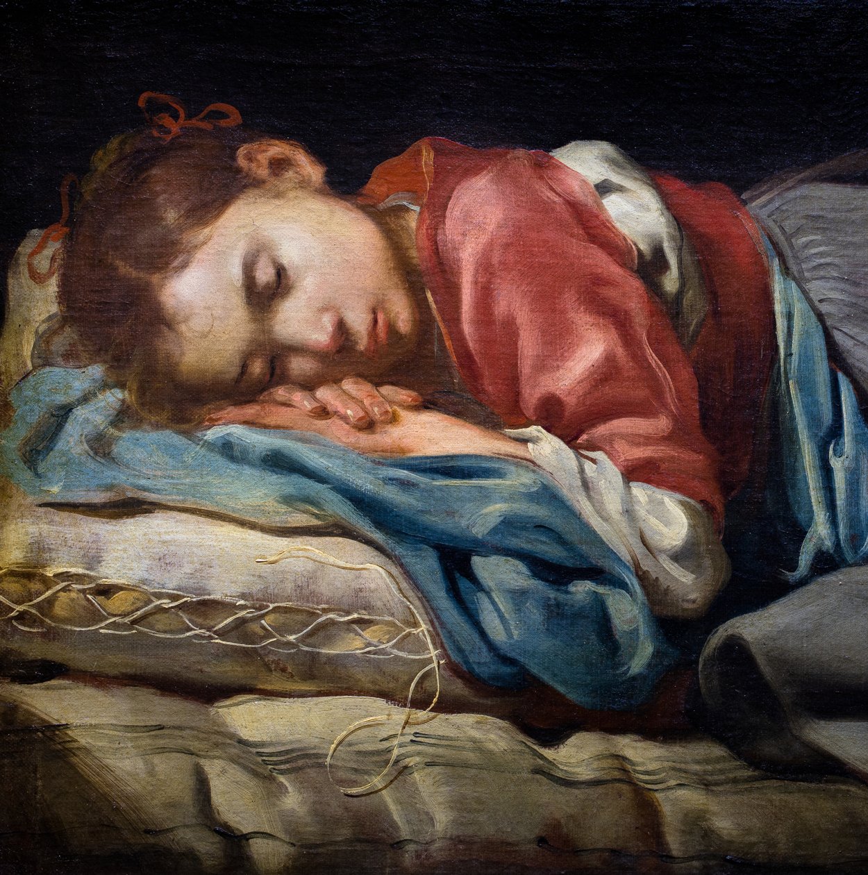 Spící dívka od Bernhard (fl.1624 87) Keil