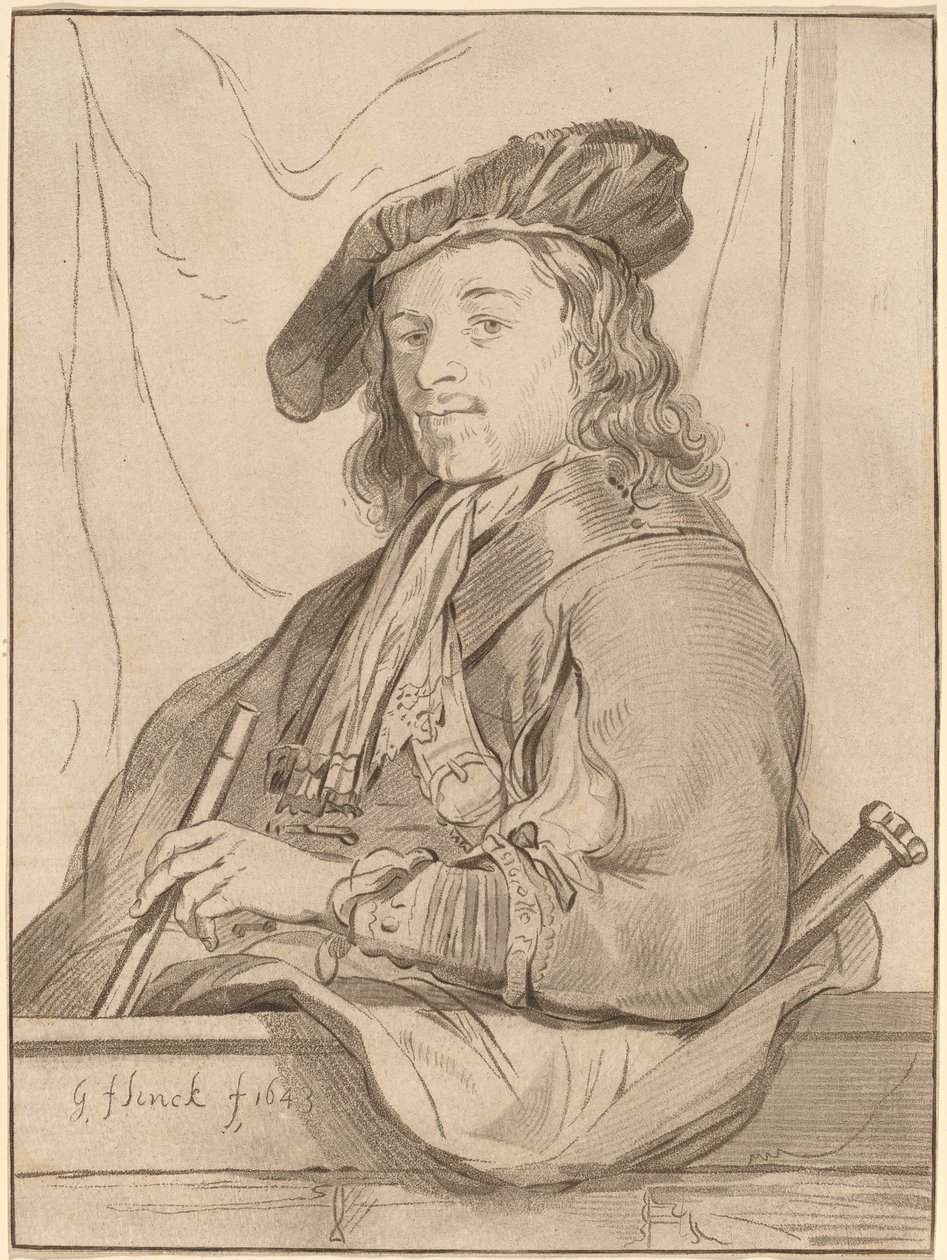 Muž u parapetu, 1773, vydáno 1774. od Bernhard Schreuder