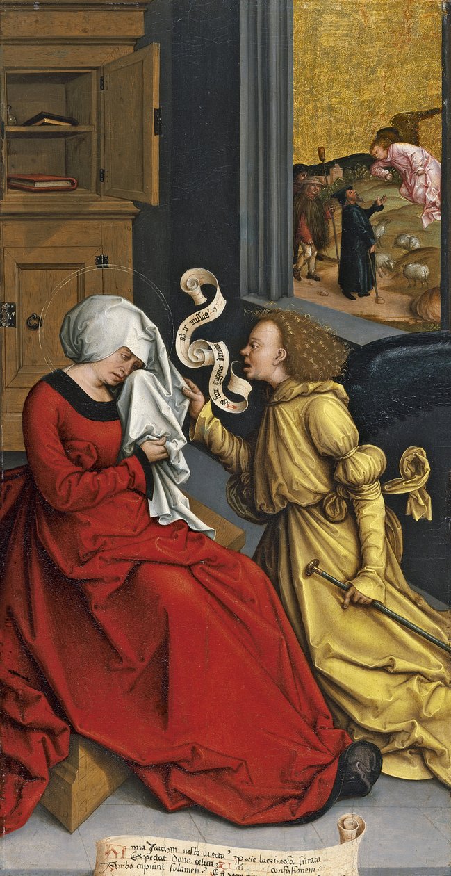 Zvěstování svaté Anně, ca. 1505-1510 od Bernhard Strigel