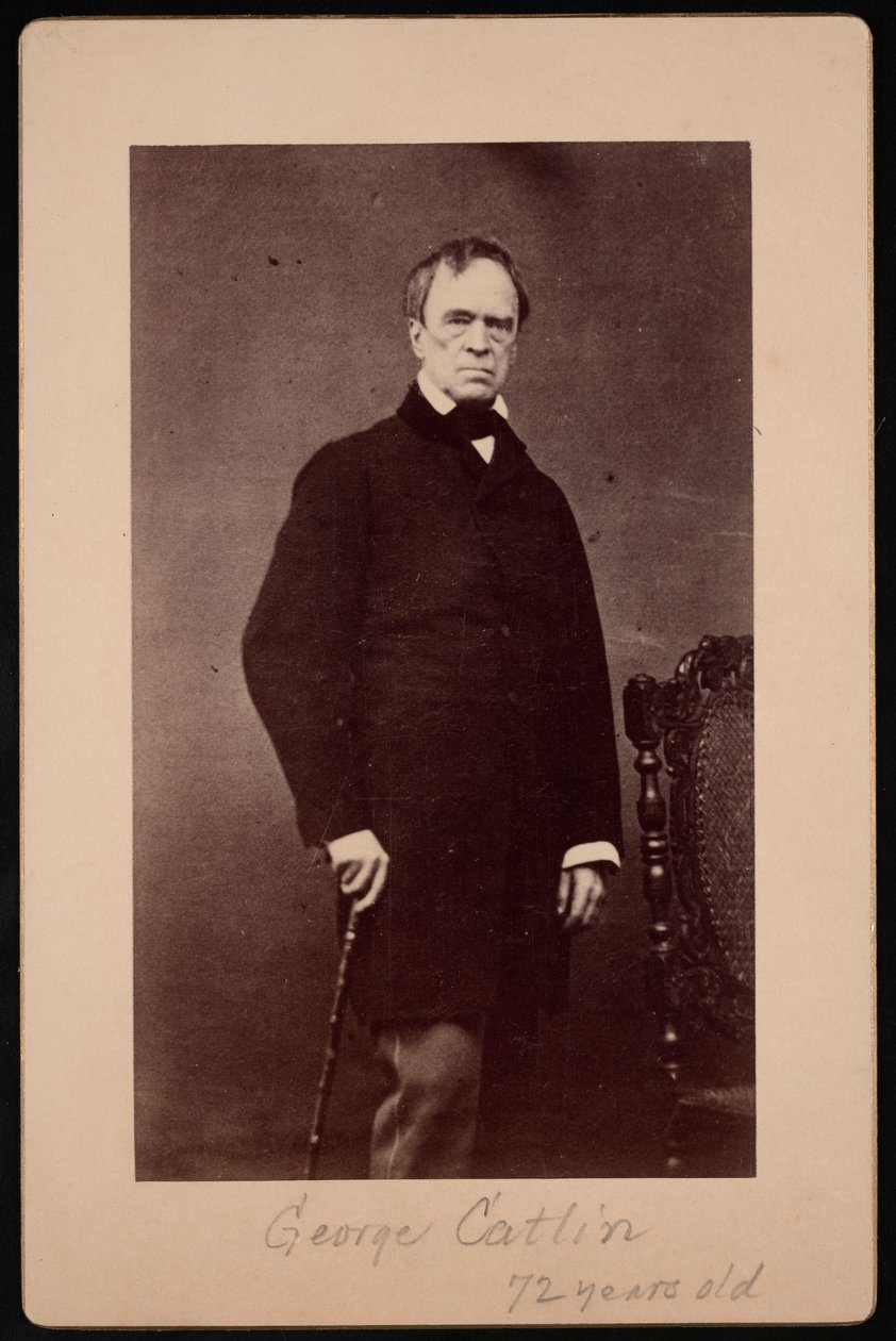 Portrét George Catlina 1796-1872, cca 1867. od Bernheim