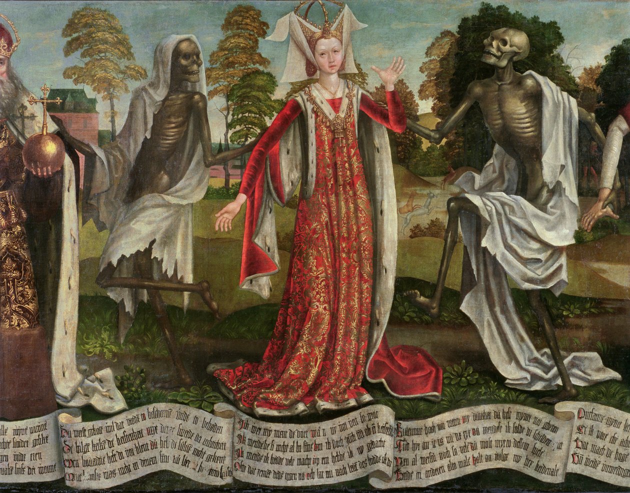 Danse Macabre: Empress (detail) (viz 197686, 197687) od Bernt Notke