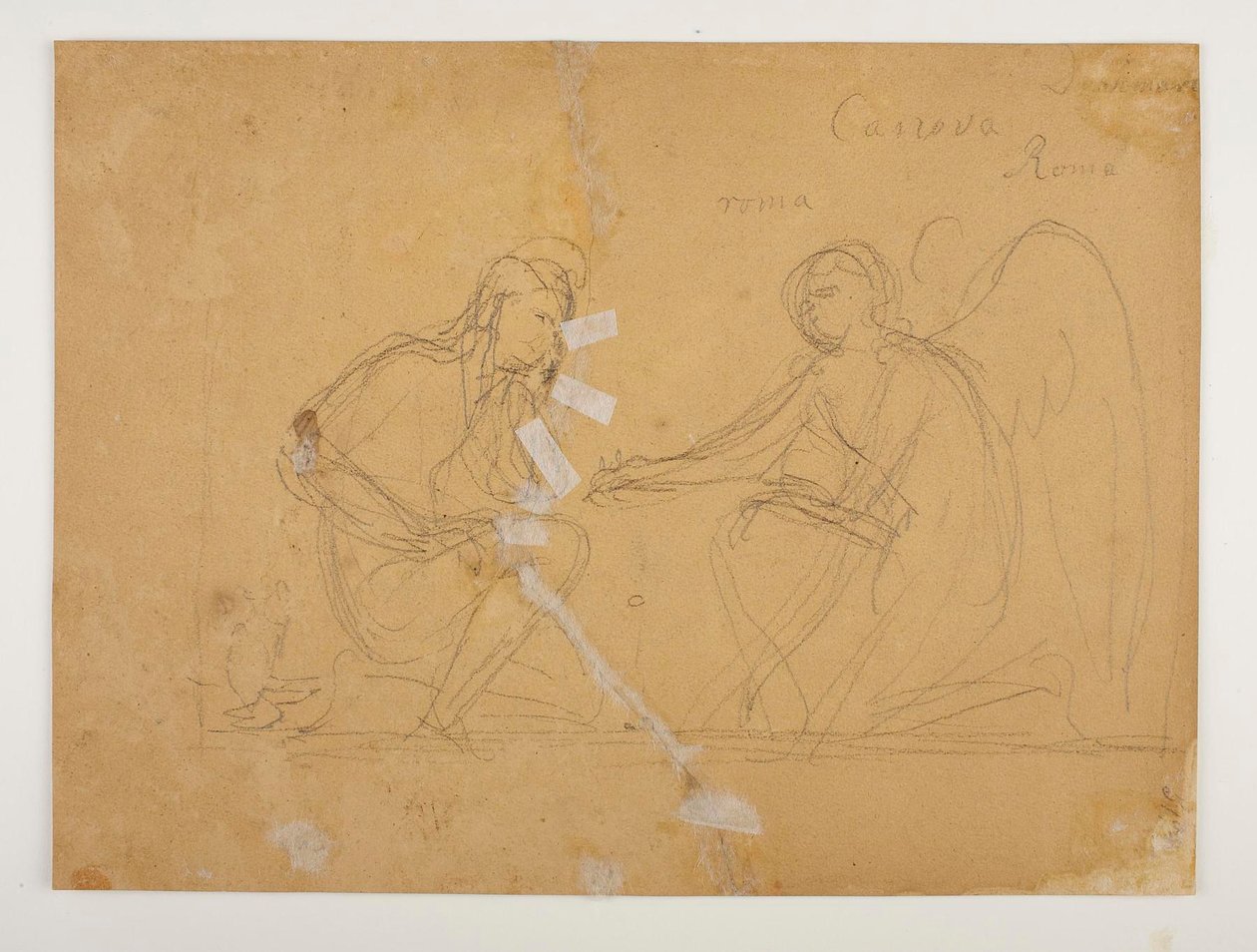 Cupid und Ganymede spielen Terre od Bertel Thorvaldsen