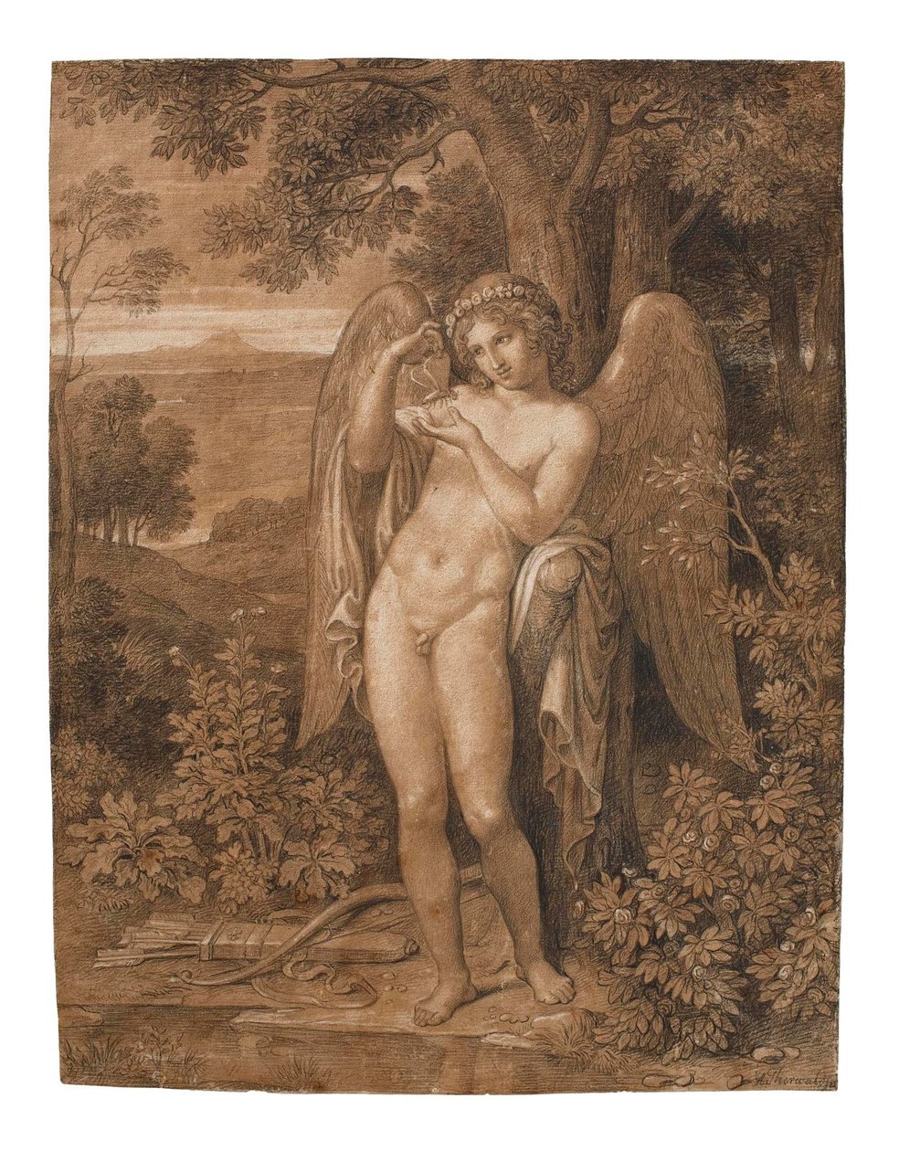 Amor s motýlem od Bertel Thorvaldsen