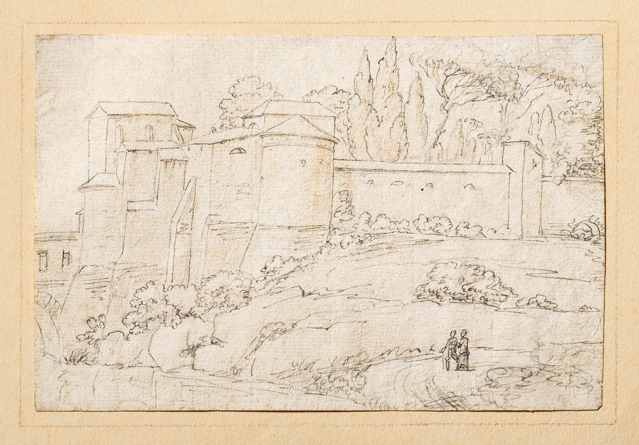 Italská krajina od Bertel Thorvaldsen