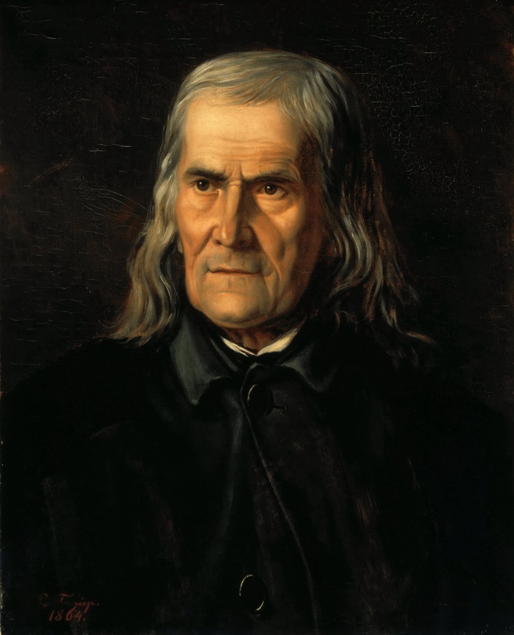 Portrét Friedricha Rueckerta 1788-1866, 1864. od Bertha Froriep