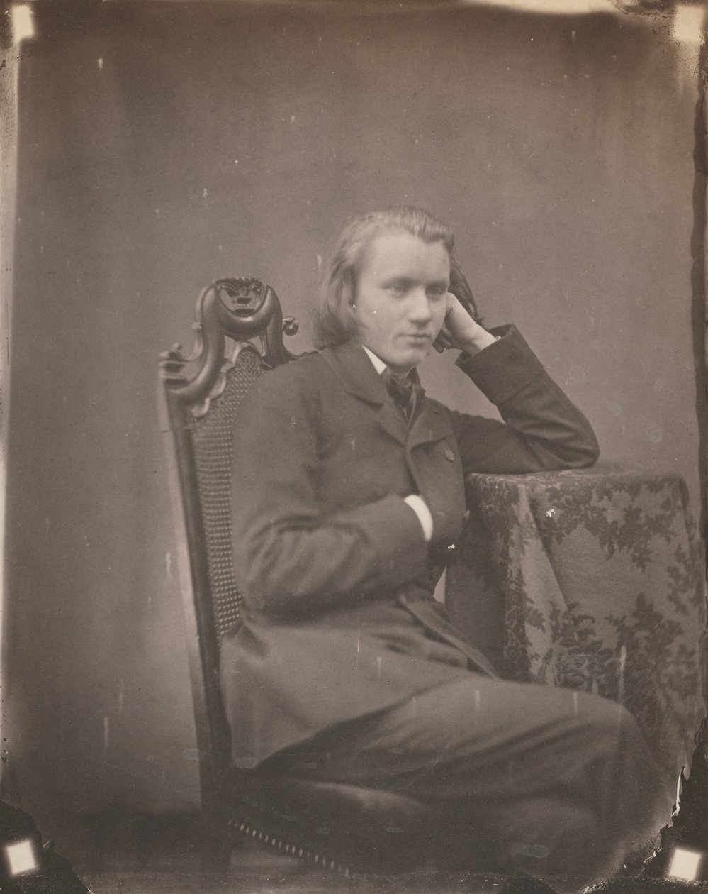 Johannes Brahms, Lipsko, 1853 (foto) od Bertha Wehnert Beckmann