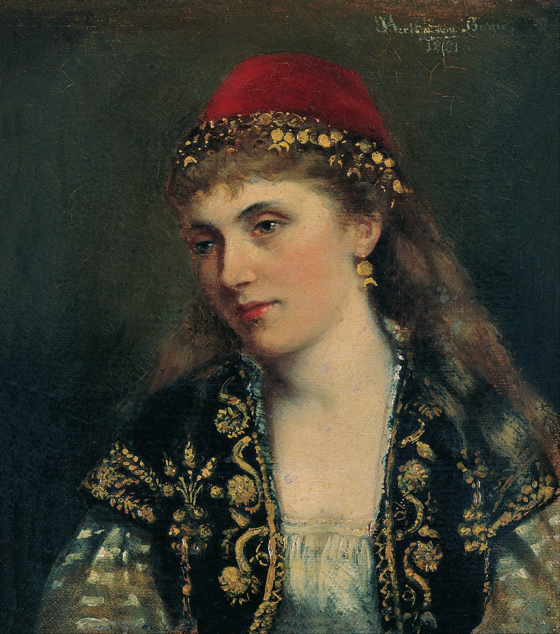 Portrét ženy od Bertha von Bayer