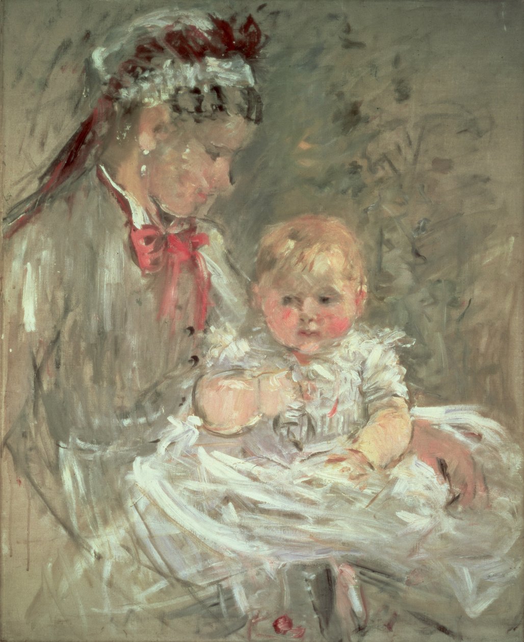 Julie Manet a její sestra od Berthe Morisot