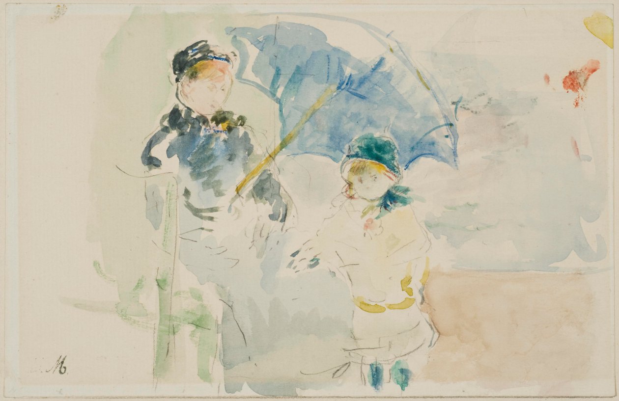 Pěkná pláž od Berthe Morisot