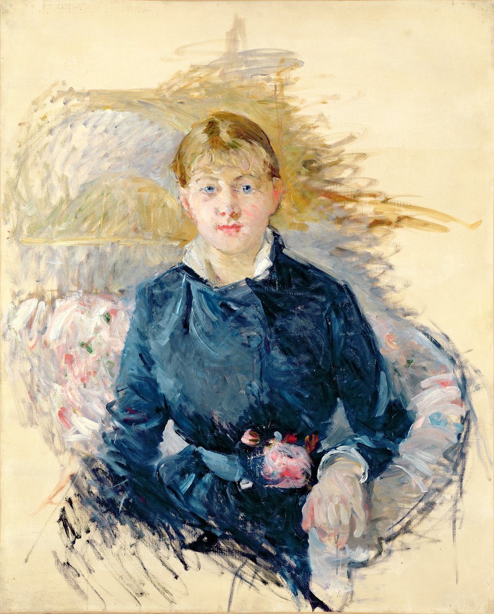 Portrét Louise Riesener, 1881 od Berthe Morisot