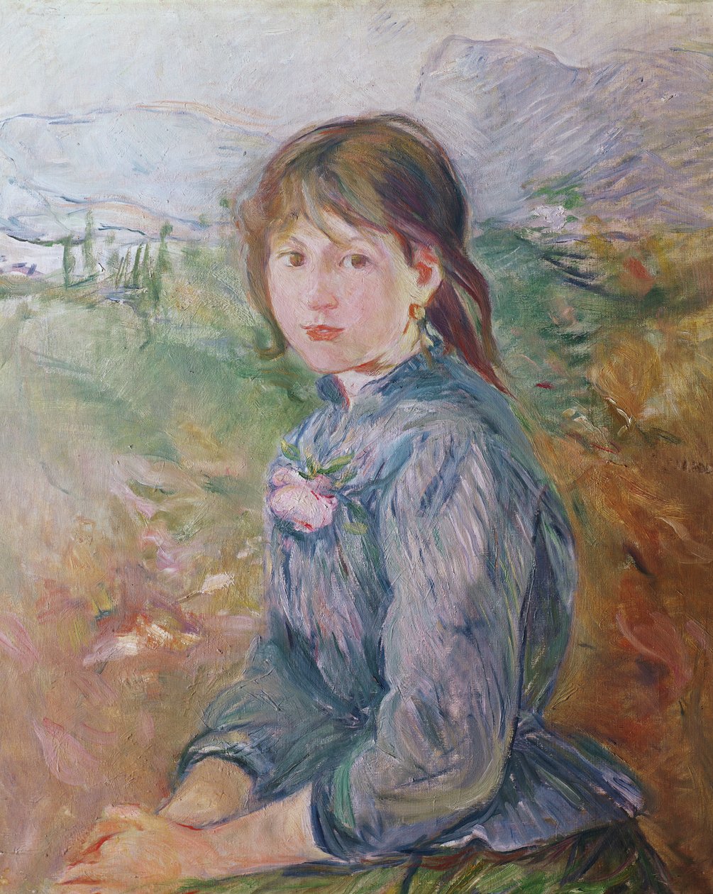 Holčička z Nice, 1888-89 od Berthe Morisot