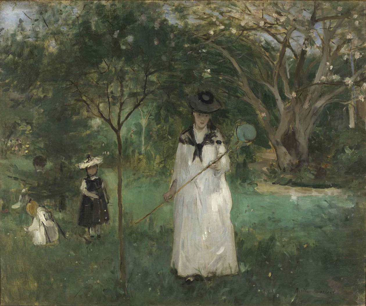 Lov na motýly, 1874. od Berthe Morisot