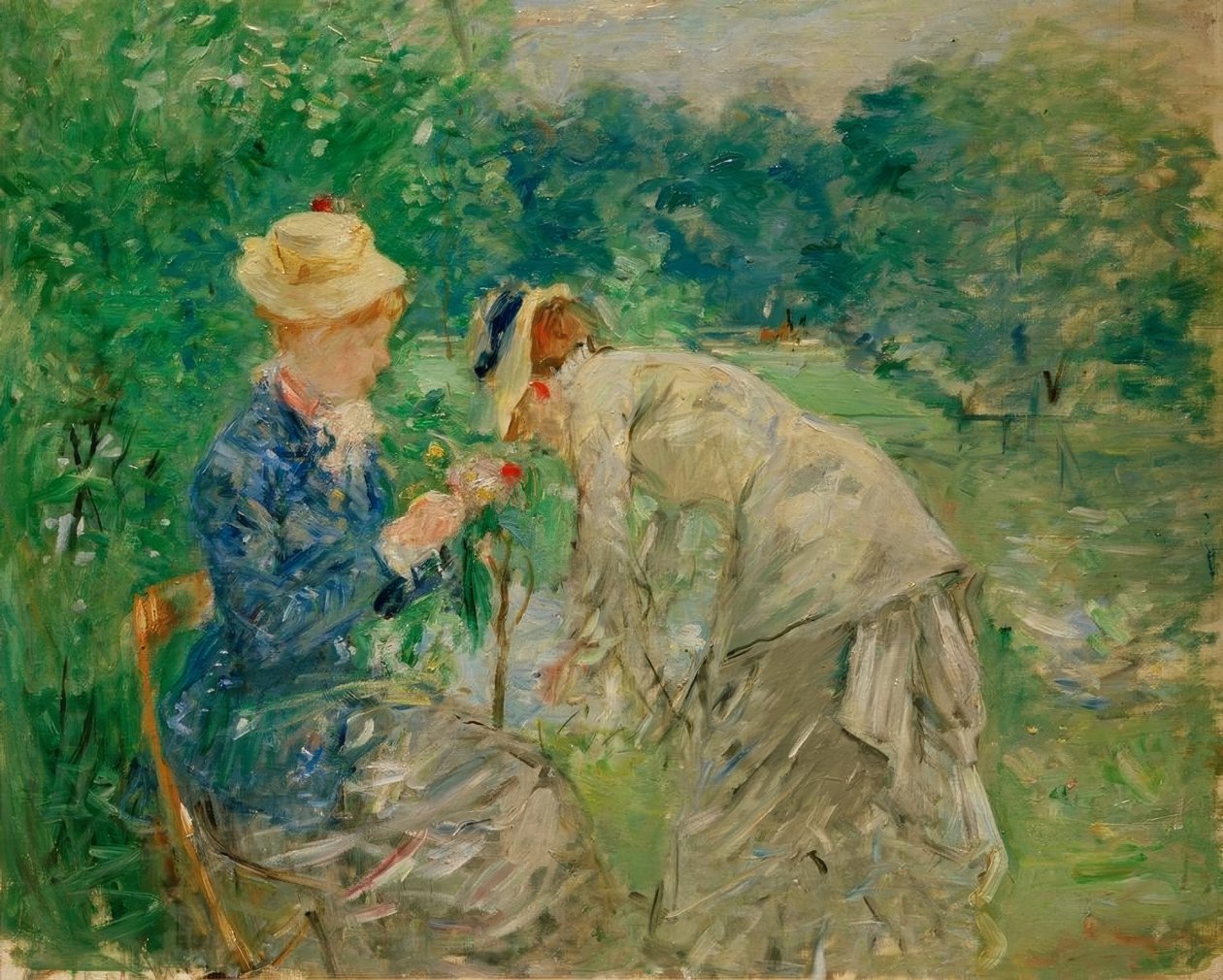 V Bois de Boulogne od Berthe Morisot