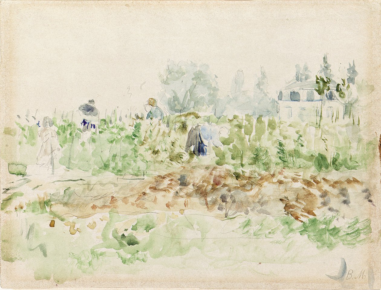 Ve vinicích od Berthe Morisot