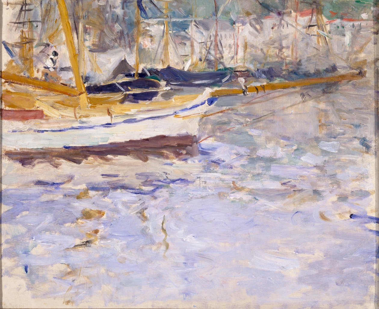 Přístav v Nice od Berthe Morisot