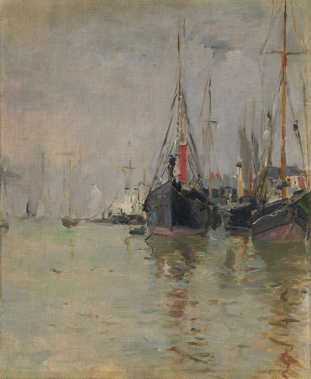 Německy: Die Themse The Thames od Berthe Morisot