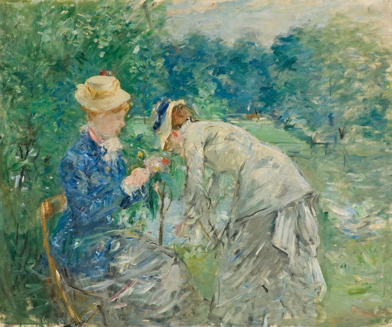 V Boulogneském lesíku od Berthe Morisot