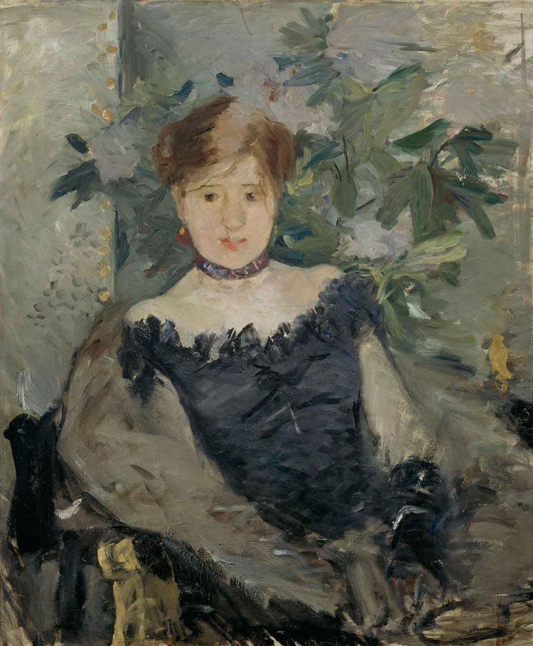 Černý živůtek od Berthe Morisot