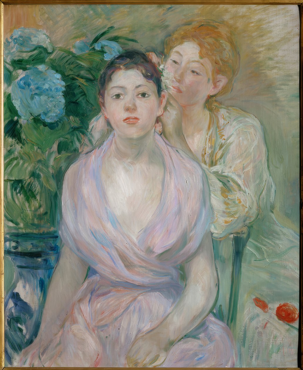 Hortenzie nebo Dvě sestry od Berthe Morisot