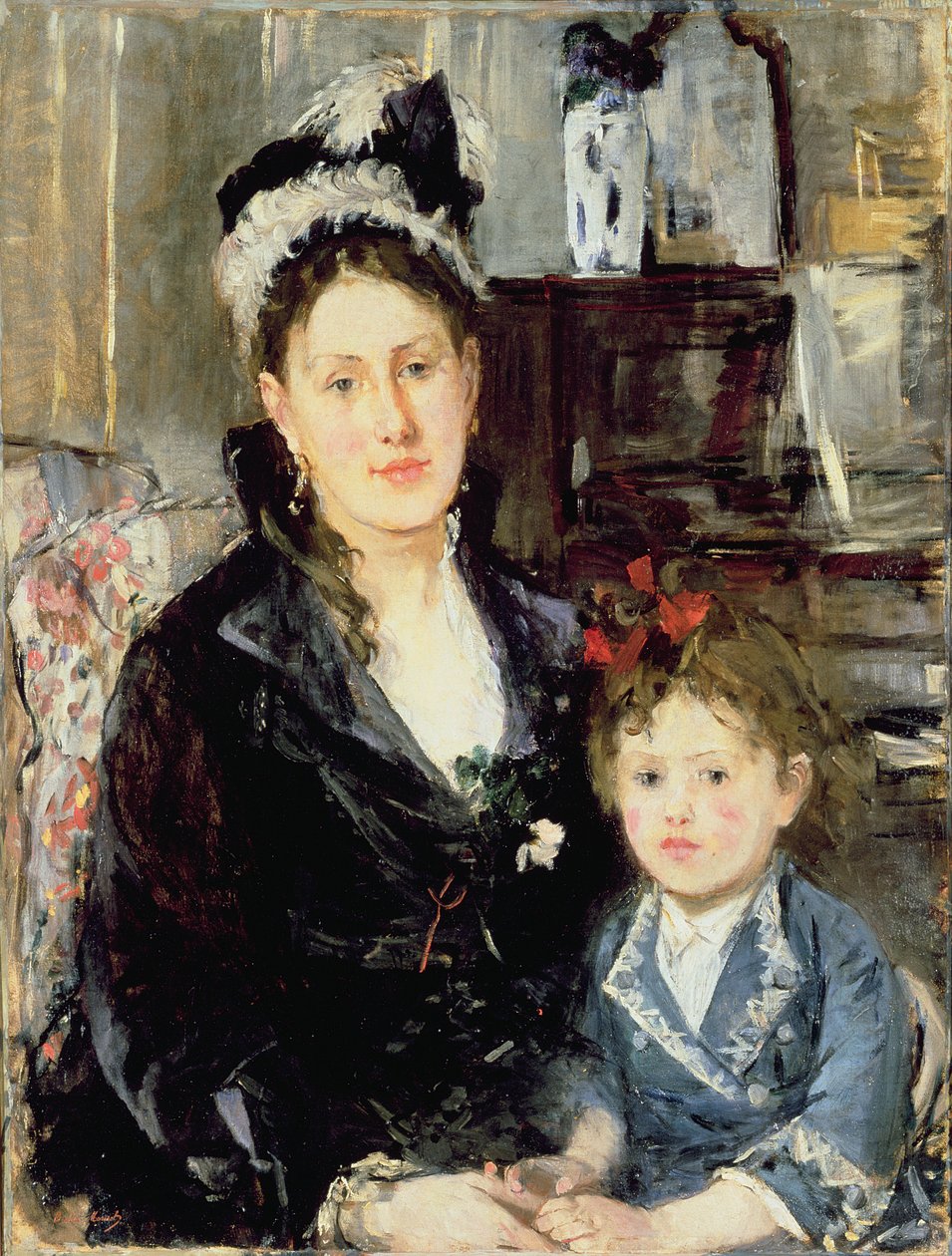 Paní Boursier a její dcera od Berthe Morisot
