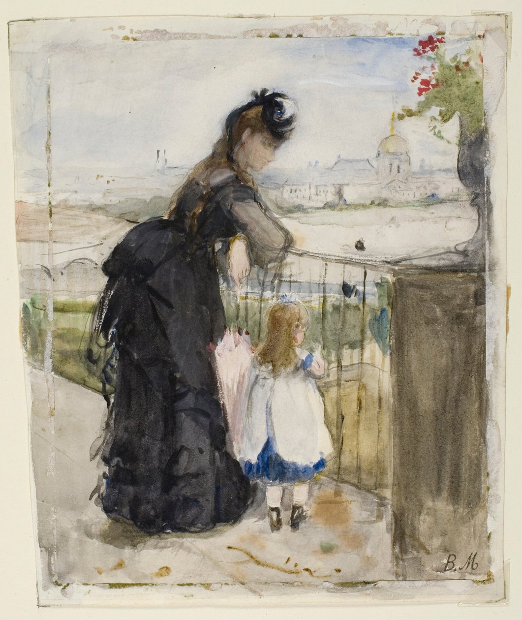 Na balkoně od Berthe Morisot