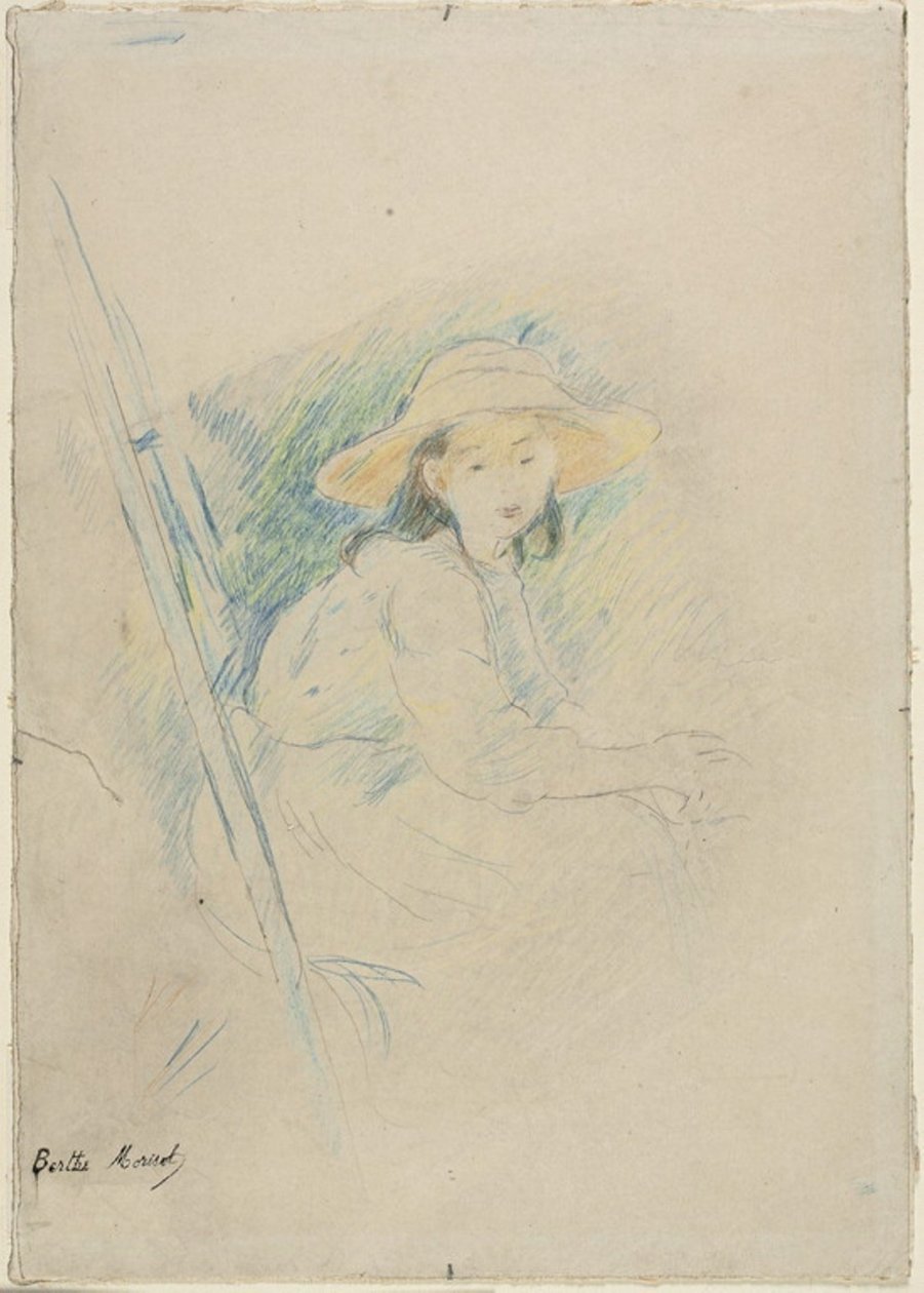 Sedící dívka (Julie Manet) od Berthe Morisot