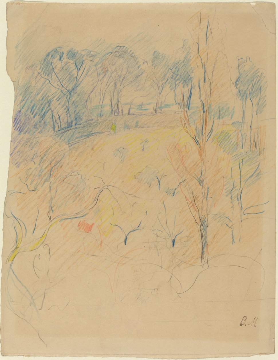 Jarní krajina, c. 18901891. od Berthe Morisot