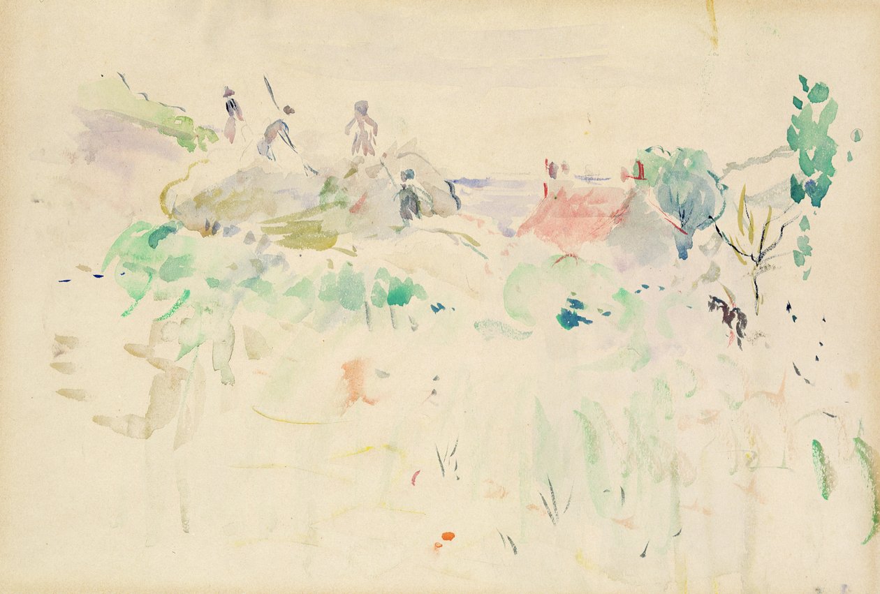 Hromady sena v Jersey, 1886 od Berthe Morisot