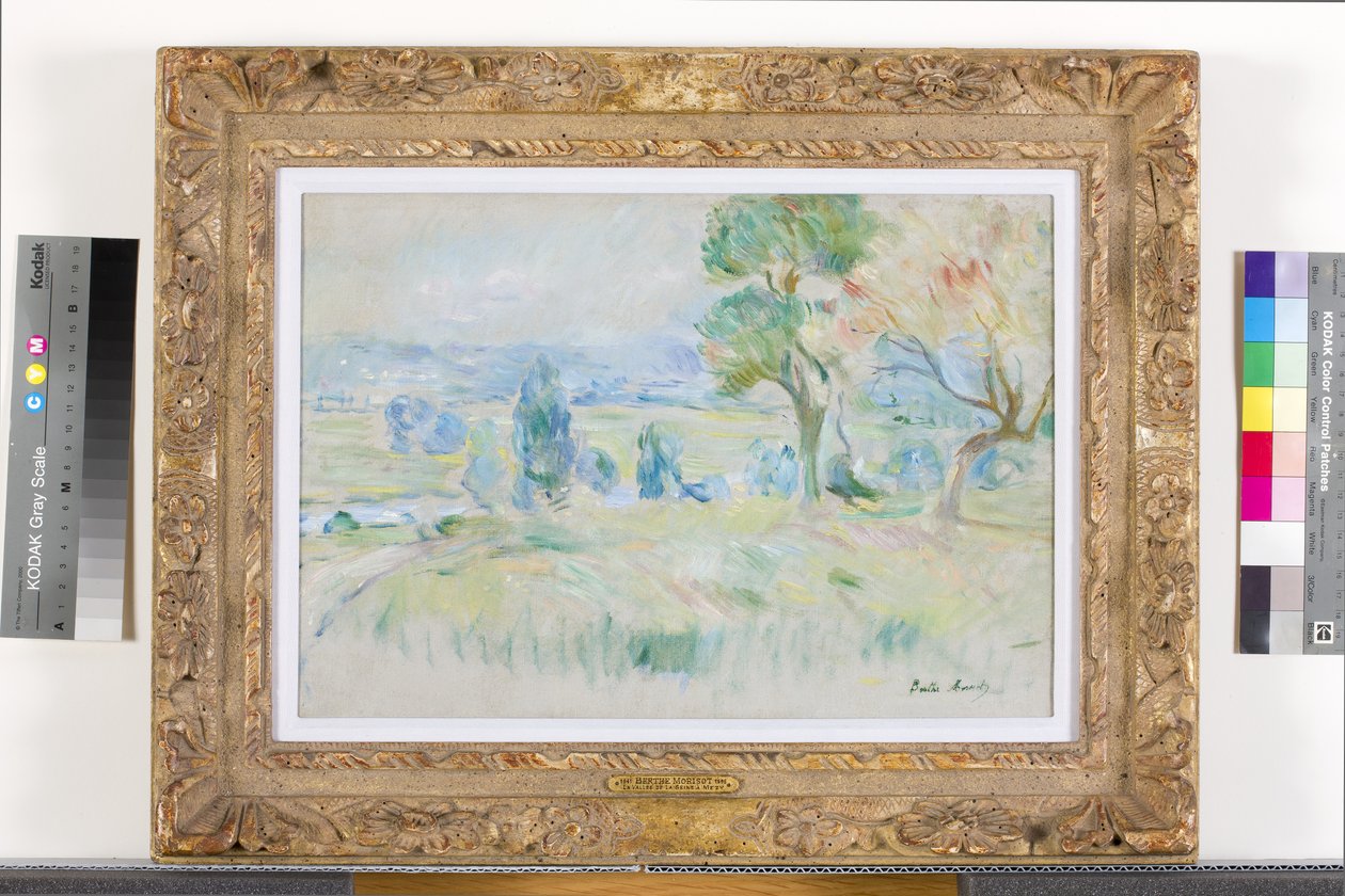 Údolí Seiny v Mézy, 1891 od Berthe Morisot