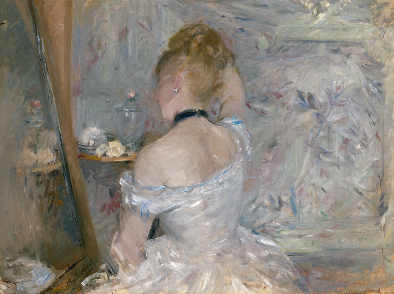 Žena na toaletě od Berthe Morisot