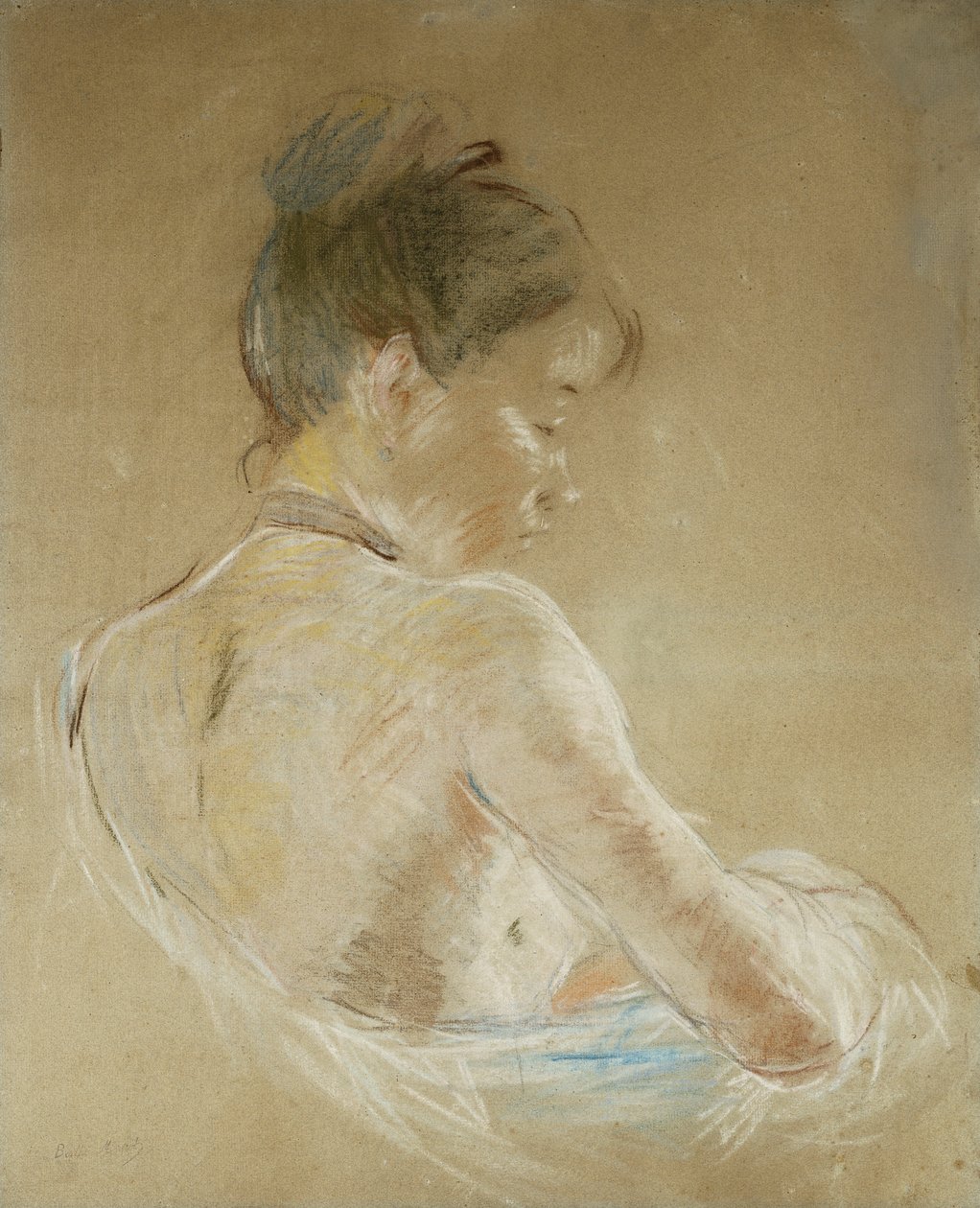Mladá Dívka S Nahými Rameny; Mladá dívka s odhalenými rameny, 1885 od Berthe Morisot