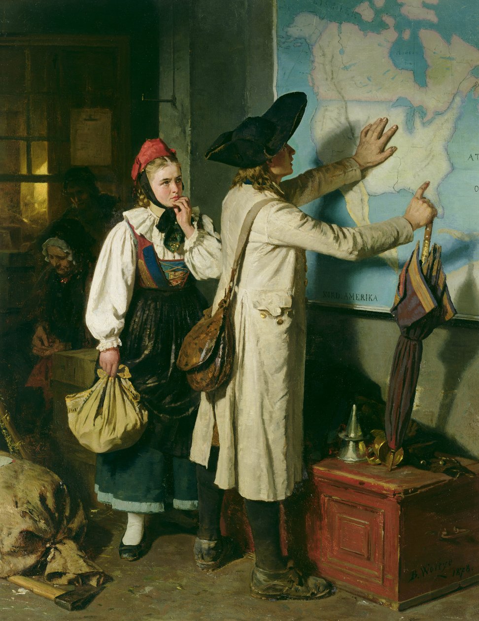 Emigranti od Berthold Woltze