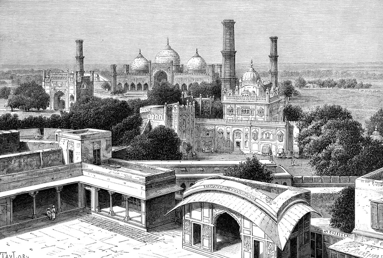 Lahore, Pákistán, 1895. od Auguste Bertrand