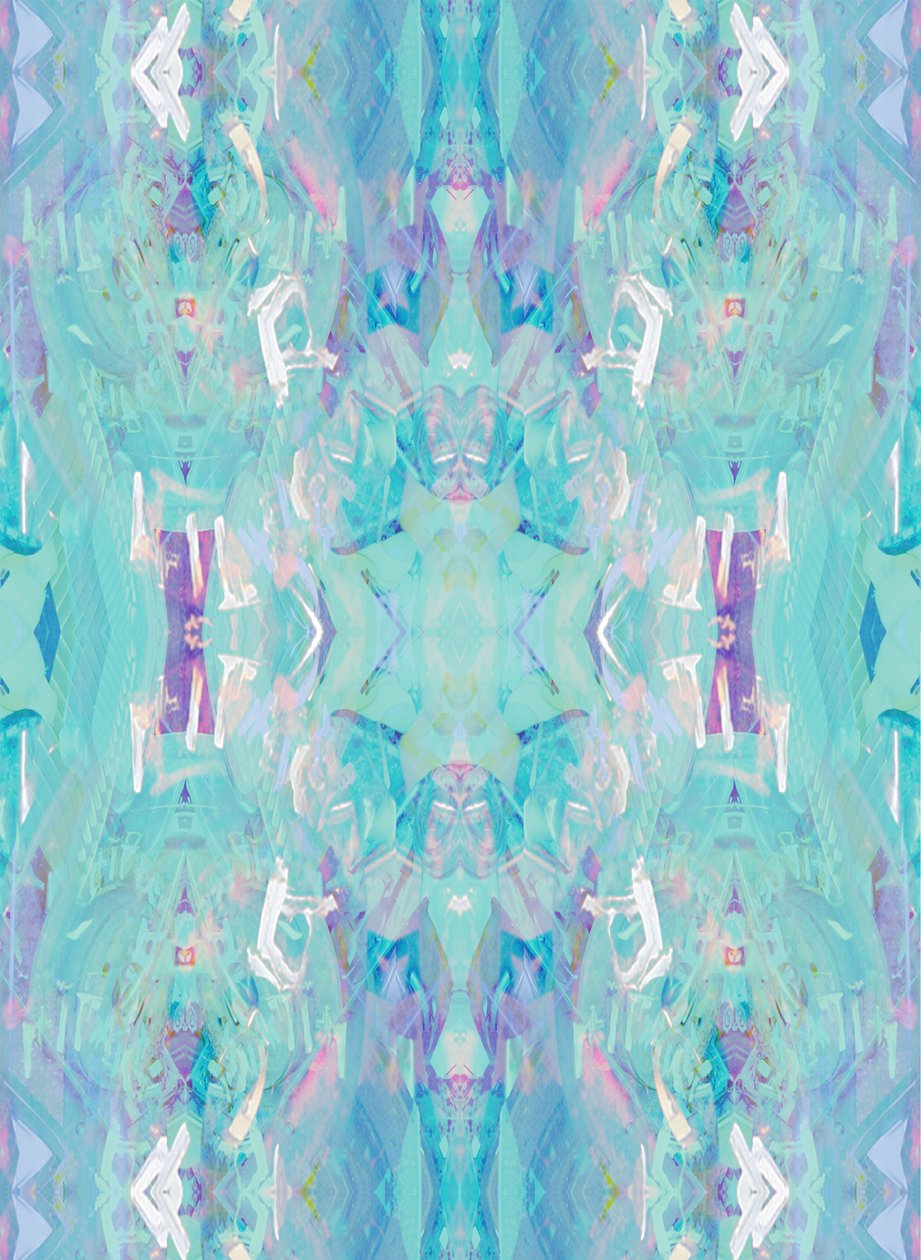 Aqua, 2014 (kombinovaná technika, digitální tisk) od Beth Travers