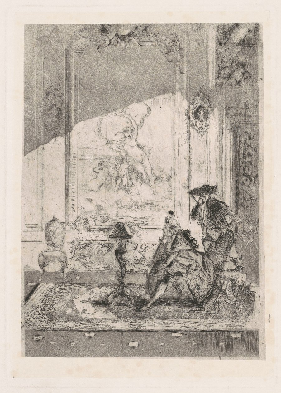 Lekce houslí Lekce houslí, c. 1874. od Bianchi Mose